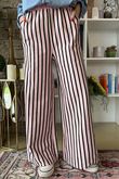 Marlowe Stripe Wide Leg Lounge Trouser Pink